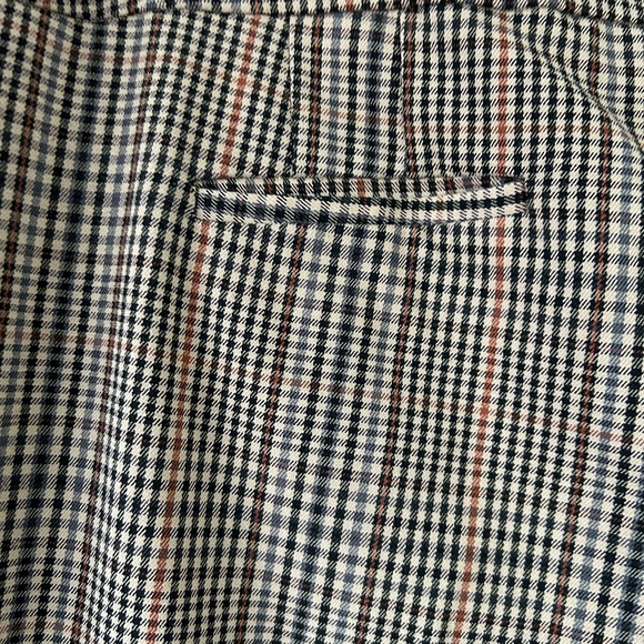 Atyre size 20W pull on crop ankle tapered, leg pants brown, and black‎ plaid - Picture 6 of 9